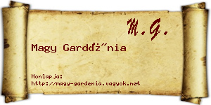 Magy Gardénia névjegykártya
